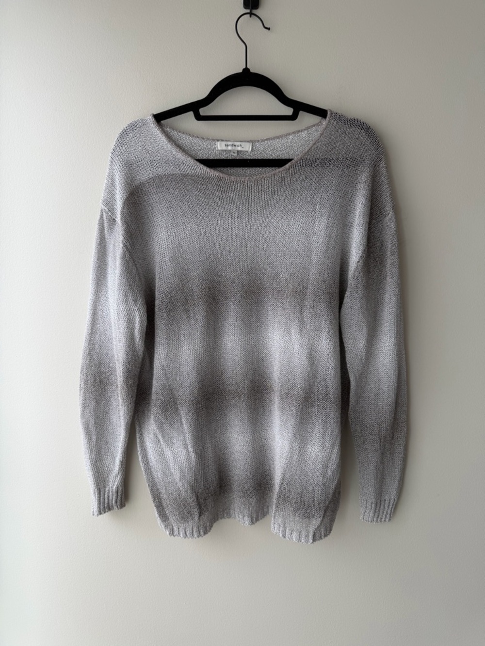 Sandwich Lightweight Knit Ombre Sweater